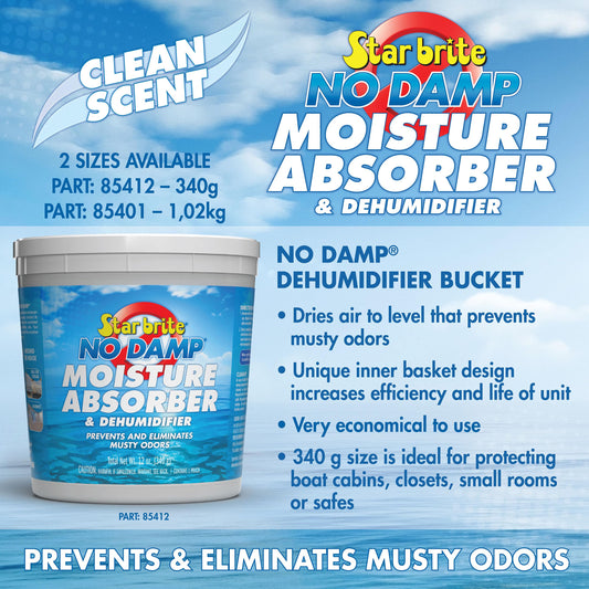 STAR BRITE 085412C STAR BRITE No Damp Dehumidifier (12-Ounce)