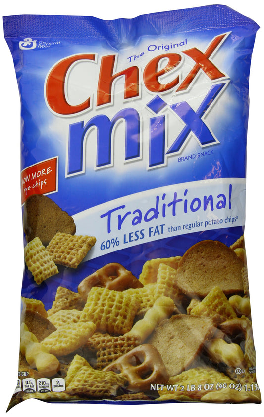 Chex Mix Chex Mix Traditional Savory Snack Mix, 40 oz Bag