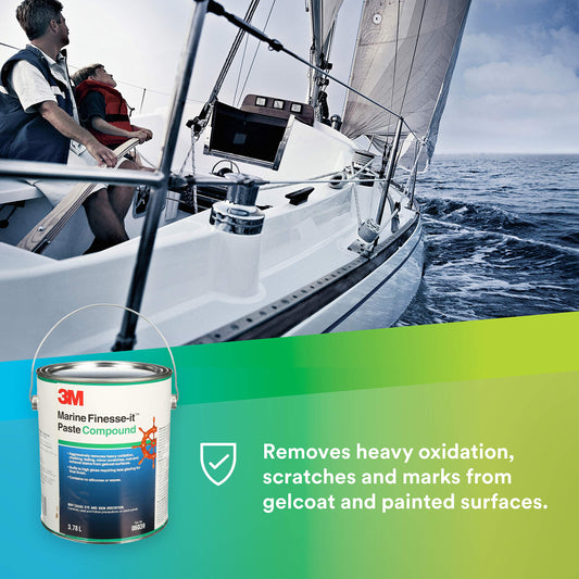 3M 06039 3M Finesse-it Marine Paste Compound, 06039, 1 gal