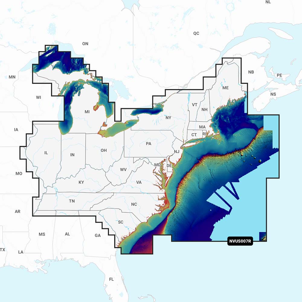 Garmin 010-C1291-00 Navionics Vision+™ NVUS007R U.S. East