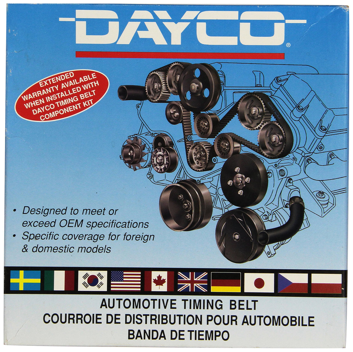 Dayco 95159 DODGE/EAGLE/HYUNDAI/MITSU/PLYM 1.8
