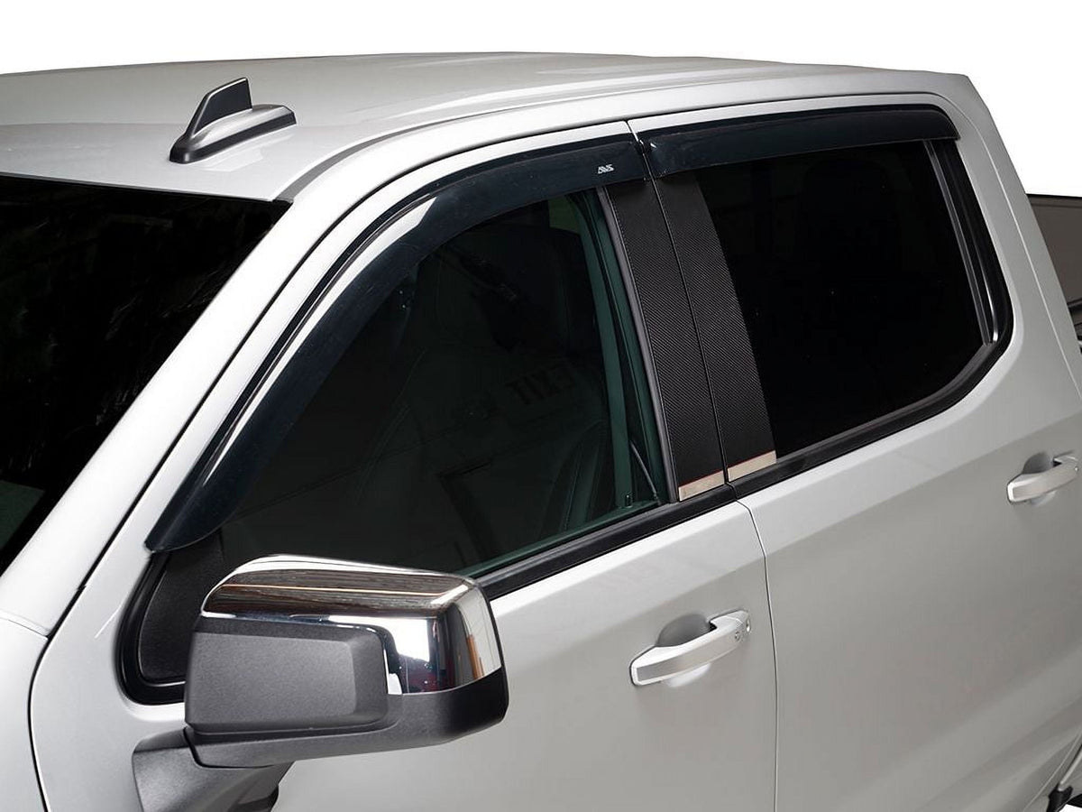 Auto Ventshade 92436 AVS Tape-On Vent Visors Fit 05-21 Nissan Frontier King/Suzuki Equator Ext Cab