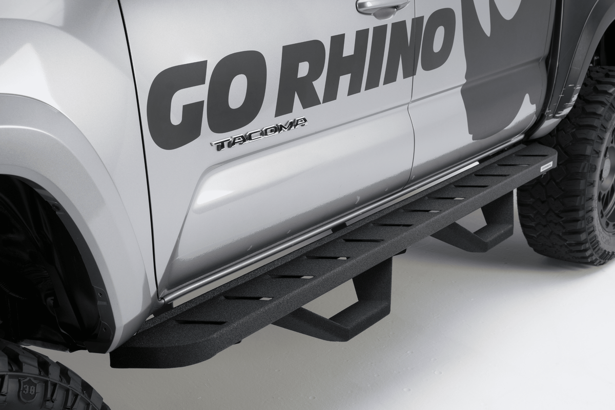 Go Rhino! 6344168720PC Go Rhino 6344168720PC RB10 Running Boards with Mounting Brackets, 2 Pairs Drop Steps Kit For Toyota 07-21 Tundra (Crew Cab Pickup)