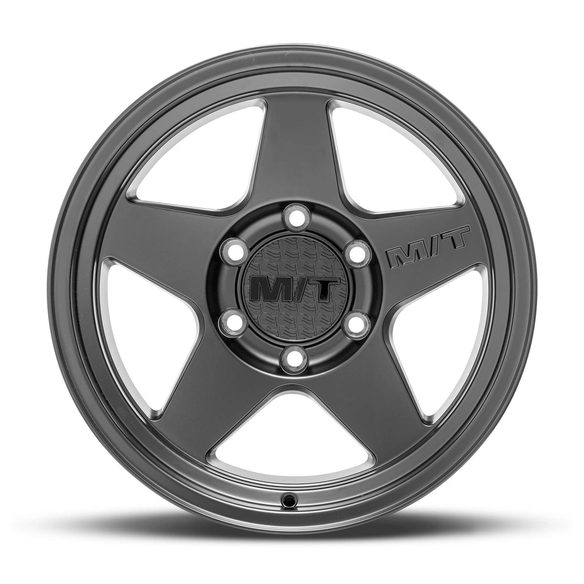 Mickey Thompson 226100383 1 Mickey Thompson 17x9 5X5.00 -12 Open 5 Black Satin Black Wheel Rim