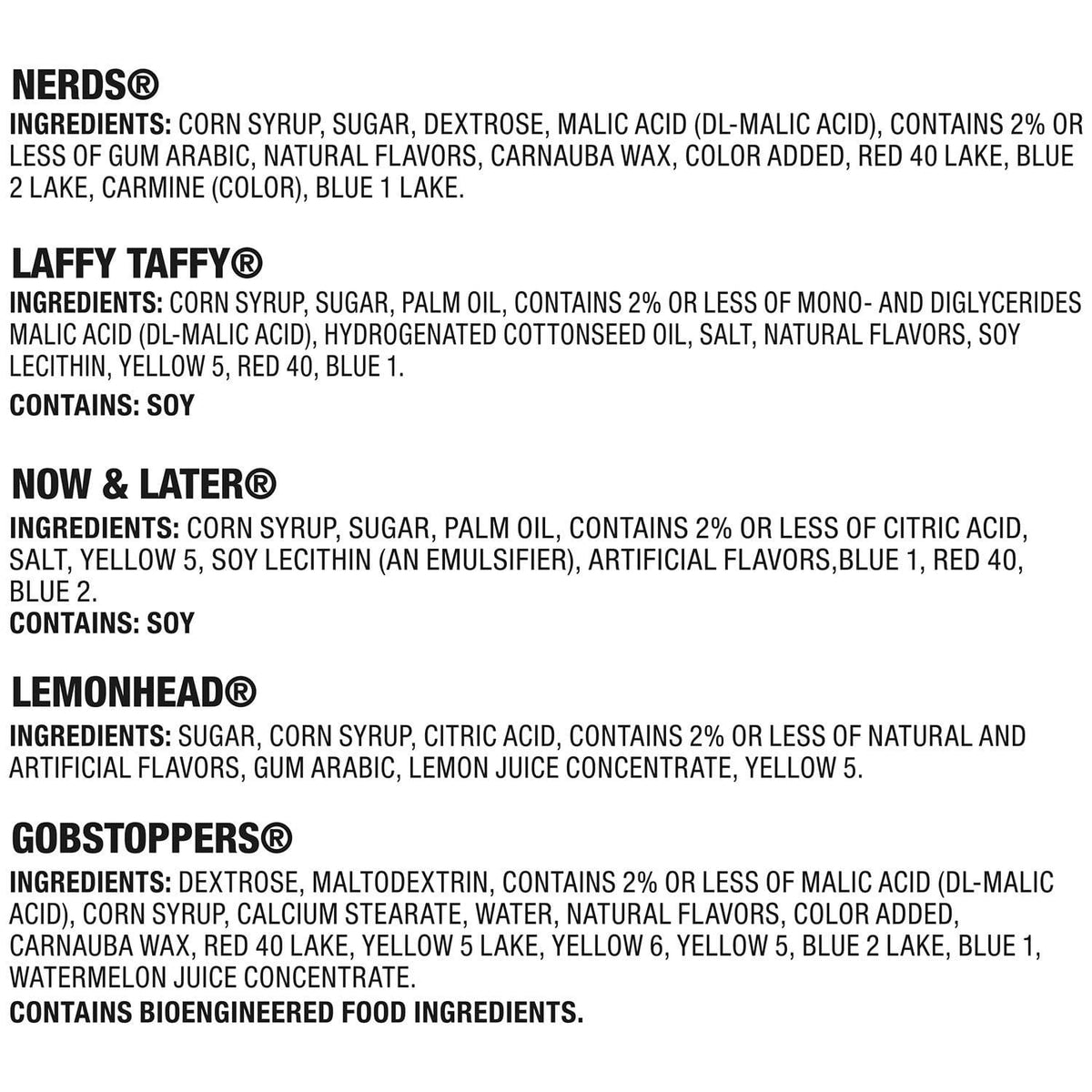 Nerds Nerds Halloween Candy Variety Mix Bag, 430 Pieces, 105.7 oz