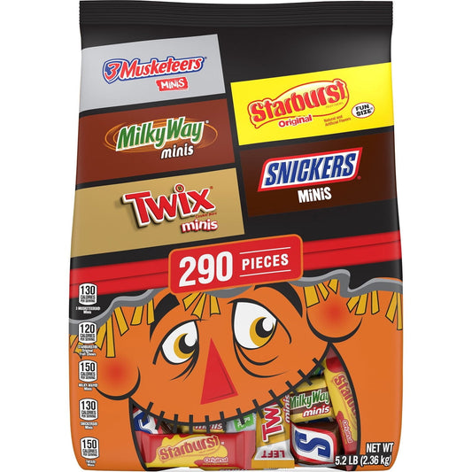 Mars Mars Halloween Candy Variety Pack, 290 Pieces