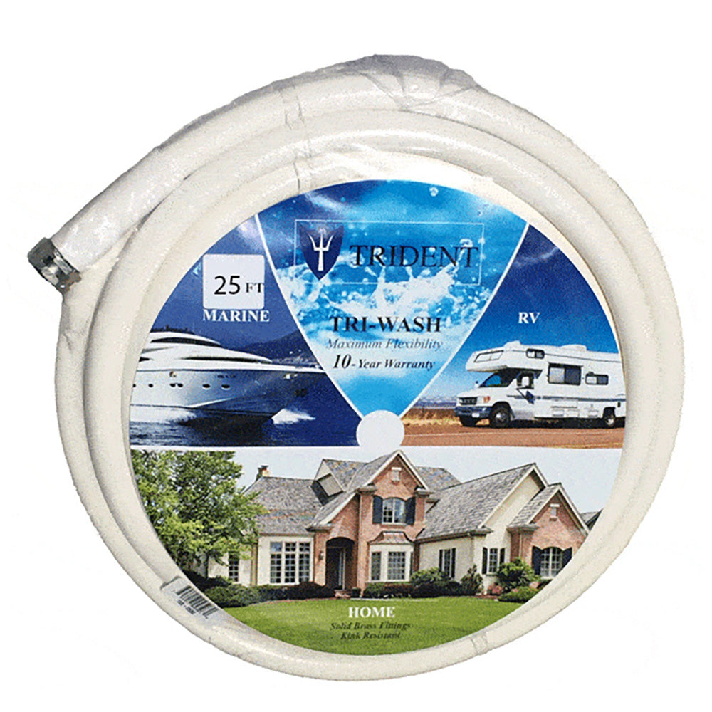 Trident Marine 168-0585 Trident Marine 5/8" ID x 25' Wash Down/Campoer Hose w/Fittings