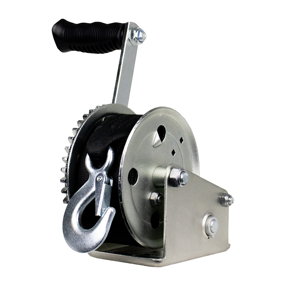 Powerwinch 21500-W-1000-6-Z-R Powerwinch 21500-W-1000-6-Z-R Utility Series Winch 1,000lb, 6" Crank Arm - Zinc