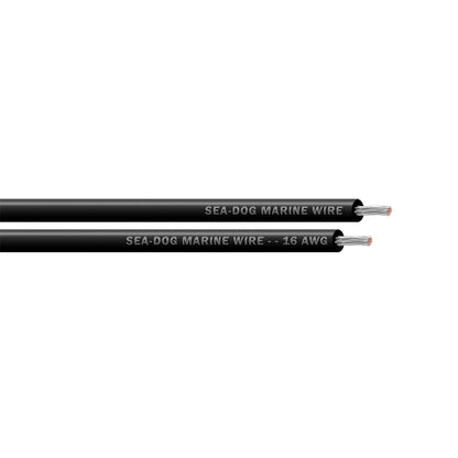Sea-Dog Line 8016012 Sea-Dog 8016012 Primary Wire 16 AWG Black 100' Tinned Copper