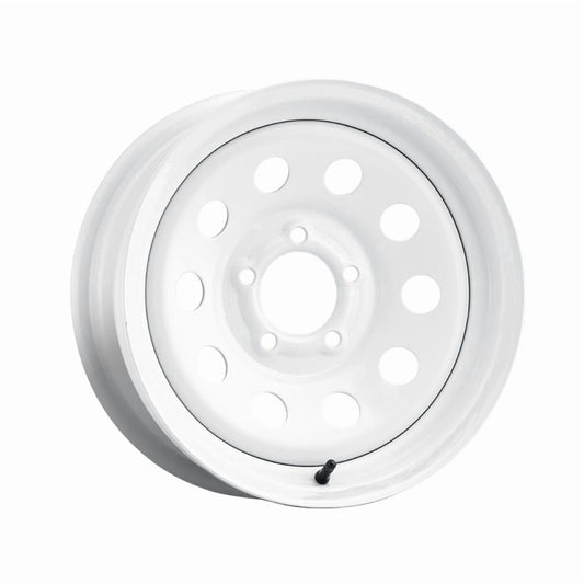 Allied Telesis 2766080XHD-W 1 X Allied 55W White Mod 16X6 8X6.50 125 Hub 0 Offset White Wheel Rim