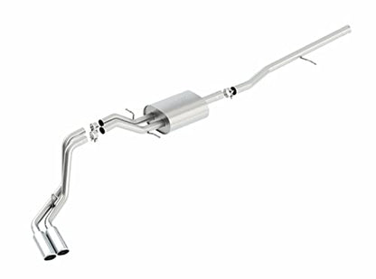 BORLA 140550 BORLA 140550 Cat-Back Sys. for '14-'18 Chevrolet Silv. 1500/ GMC Sierra 1500/2019 Silv. 1500 LD/Sierra 1500 LD ONLY 5.3L V8 AT/MT 2&4WD Ext. Cab (6' 7") Bed 143.5" WB/Crew Cab (5' 9") Bed 143.5" WB