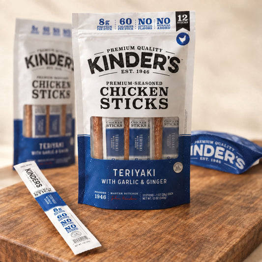Kinder's Kinder's Chicken Sticks, Teriyaki with Garlic & Ginger, 12 Count
