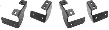 GO RHINO D64429TK Go Rhino Dominator Xtreme D1 / D2 / D6 / DS/DSS/DT Brackets | Mild Steel, Textured Black | D64429TK | Fits 2005-2023 Toyota Tacoma Access/Double Cab Pickup