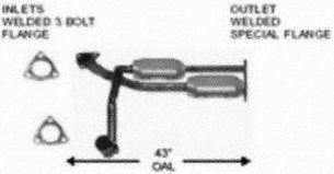 AP EXHAUST 645328 Ap Exhaust 645328 DIRECT FIT CATALYTIC CONVERTER