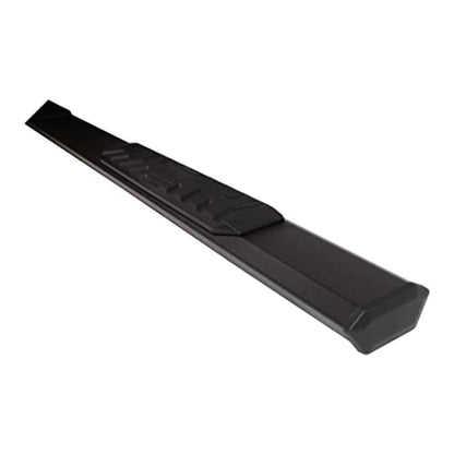 TRAILFX AL4016B TrailFX Nerf Bars Fits 2005-2023 Toyota Tacoma Access Cab 4-1/2 Inch Hexagonal Titanium Black Powder Coated Aluminum Side Steps with Step Pads Rocker Panel Mount Set of 2 Running Boards