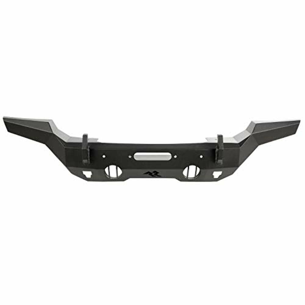 RUGGED RIDGE 11540.31 Rugged Ridge HD Bumper - Front, Full-Width - Fits 2007–2025 Jeep Wrangler JK/JL & 2020–2025 Jeep Gladiator JT - Heavy-Duty Bumper with Built-In Winch Plate