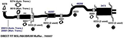 AP EXHAUST 9278 AP Exhaust 9278 Exhaust Gasket