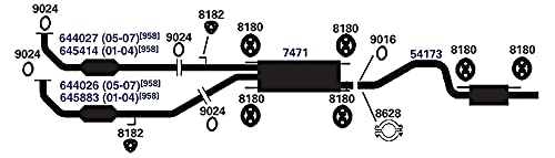 AP EXHAUST 7471 AP Exhaust Products 7471 Exhaust Muffler