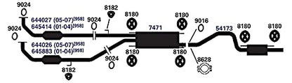 AP EXHAUST 7471 AP Exhaust Products 7471 Exhaust Muffler