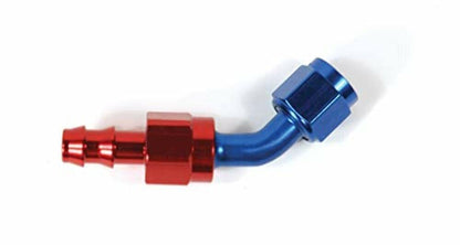 SPEEDFX 520845BK Speedfx 520845BK -8AN X 45 BLK PUSH-ON HOSE END