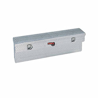 TRAILFX 160721 TrailFX Side Mount Tool Box Single Lid with Struts Polished 16-Gauge Diamond Tread Aluminum, 4.4 Cubic Feet 72" Length 11-1/4" Width 11" Height TrailFX 160721