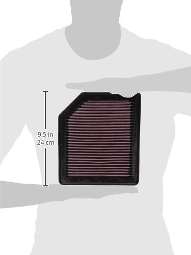 K&N FILTER 33-2342 K&N High-Flow Original Lifetime Engine Air Filter: Increase Power: Premium, Washable: Compatible with 2006-2011 HONDA: Civic, Crossroad, 33-2342