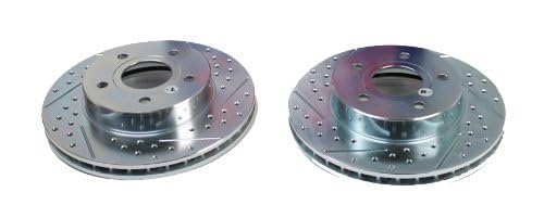 Baer Brakes 2261043 Sport Rotors Slotted Drilled Zinc Plated Front