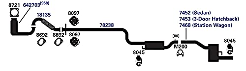 AP EXHAUST 7453 AP Exhaust Products 7453 Exhaust Muffler