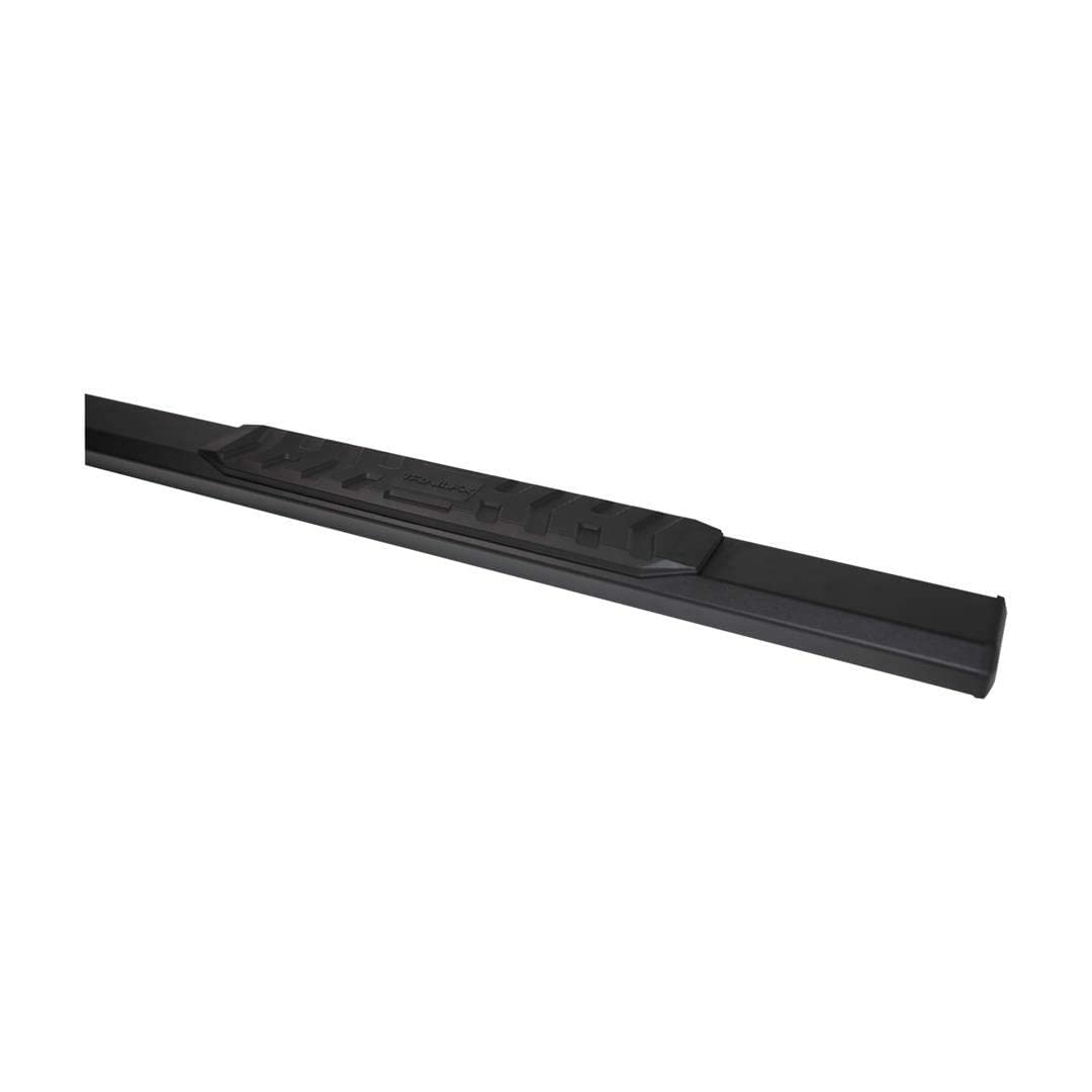 TRAILFX AL4008B TrailFX Nerf Bars for 2019-2025 Ram 1500 Quad Cab Titanium Black Powder Coated Aluminum 4-1/2 Inch Hexagonal Side Steps with Step Pads Rocker Panel Mount Set of 2 Running Boards