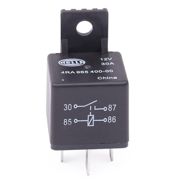 HELLA 003399801 Hella Stark Sound – 109.23.37 – Red Set 12 V High/Low Frequency Hella Super Tone Horn Set B 133, 12 volt