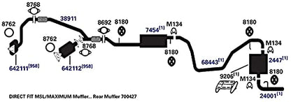 AP EXHAUST 8768 AP Exhaust Products 8768 Exhaust Gasket