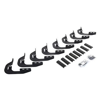 GO RHINO 6942356 Go Rhino V-Series V3 / RB10 Slim / RB20 Slim / RB30 Slim / RB30 Running Board Mounting Brackets | Mild Steel, Textured Black | 6942356 | Fits 2015-2024 Chevrolet Colorado & GMC Canyon Crew Cab Pickup
