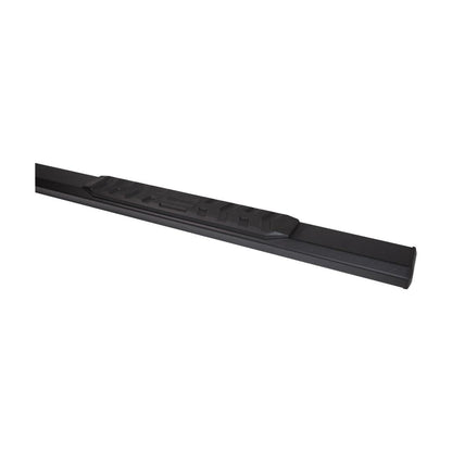 TRAILFX AL4015B TrailFX AL4015B Nerf Bars Fits 2004-2015 Nissan Titan Crew Cab | Titanium Black Powder Coated Aluminum Side Steps with Step Pads | Rocker Panel Mount, Set of 4-1/2 Inch Hexagonal Running Boards