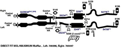 AP EXHAUST 9140 Ap Exhaust 9140 GASKET