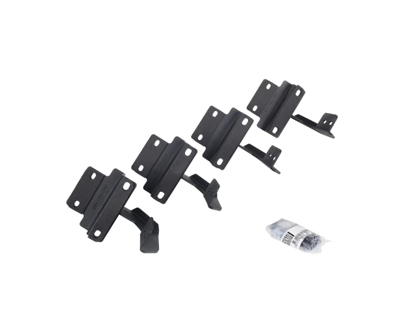 GO RHINO 6341778020PC Go Rhino RB10 Running Board, Brackets, 1 Pair Drop Steps | Galvanized Steel, Textured Black | 6341778020PC | Fits 2015-2024 Ford F-150 Super Cab Pickup & Others (See Description)