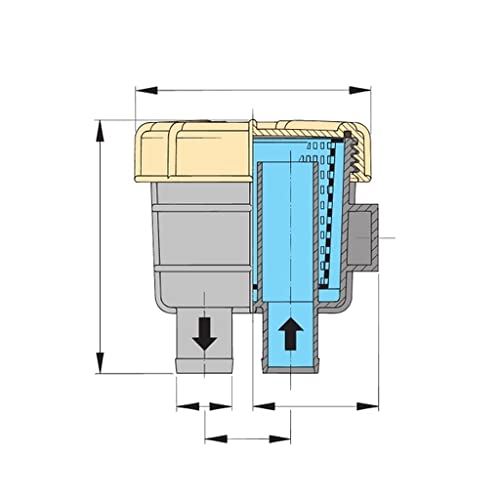 VETUS FTR330/25 Vetus FTR330/25 COOLING WATER STRAINER TYPE 330 HO