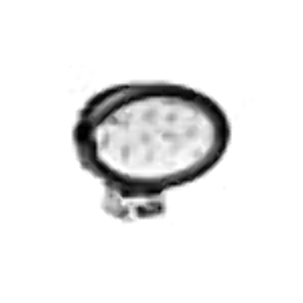 Hella 996761001 WORKLIGHT OVAL 100 LED GEN II CR STD DT