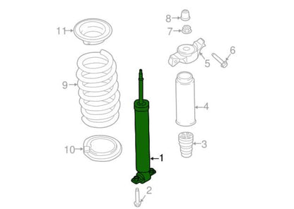 Motorcraft ASH-85944 SHOCK ABSORBER ASY