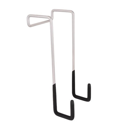 DURAFLEX 22220 Duraflex 22220 Gator Tote Tank RV Ladder Storage Hook Silver Powder Coated Steel with Rubber Coating, Universal Fit for Portable Waste Holding Tanks, Holds 1 Tank Up to 38 Gallons