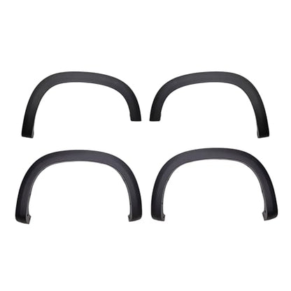 TRAILFX TFC3005OE TrailFX Fender Flares Fits Chevrolet Silverado 1500 2019-2025 OE Style Black Smooth Paintable Polypropylene Set of 4 with Stainless Steel Hardware TrailFX TFC3005OE