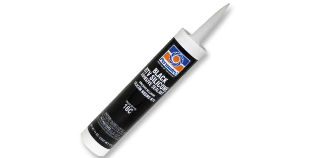 PERMATEX 81173 Permatex 81173 Black Silicone Adhesive Sealant - 12.9 oz.