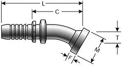 Gates G20404-1216 GlobalSpiral Couplings, Caterpillar Style