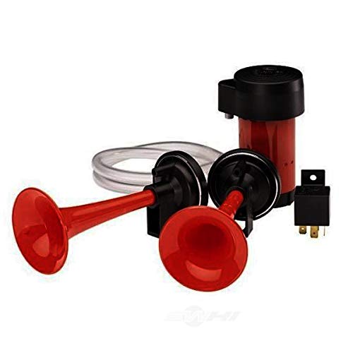 Hella 003001661 Horn Kit Air 2-Trumpet 24V, Multi