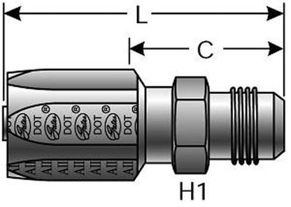 Gates G34165-0404 Field Attachable