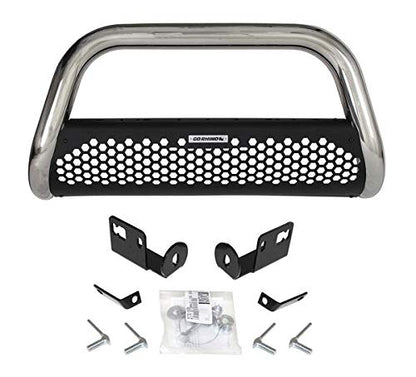 GO RHINO 55288PS Go Rhino RC2 Grille Guard & Mounting Brackets Kit | Stainless Steel, Polished | 55288PS | Fits 2009 - 2024 Ford F-150 (Excludes Models with Front park assist)