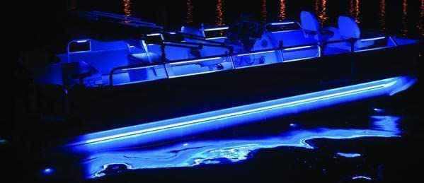 T-H MARINE LED-PBDK25B-DP T-H Marine Blue Pontoon Light Set Waterproof LED Pontoon Lighting Kit 12V 7.5m/25ft Submersible Flexible Strip Lights Fit 24'-30’ Boats - Blue