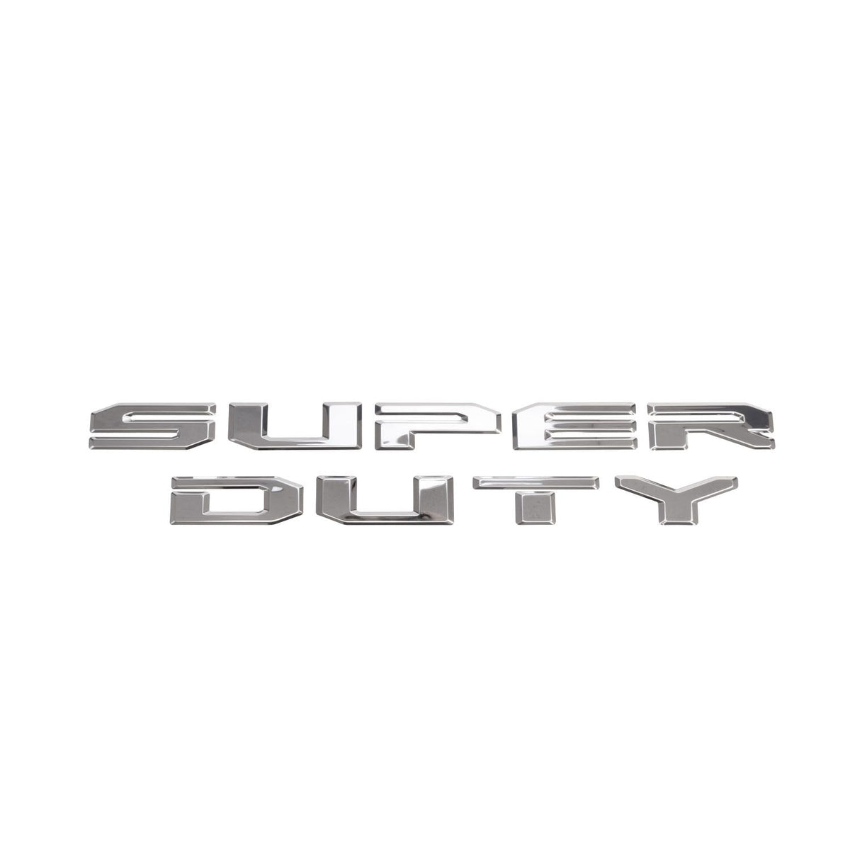 PUTCO 55562FD Putco Ford Super Duty Hood Lettering Kit - Stainless Steel - Cut Lettering - Fits Ford F250, F350, F450 2023-2027