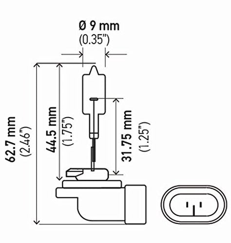 HELLA 886 HELLA 886 Standard Halogen Bulb, 12 V, 50W