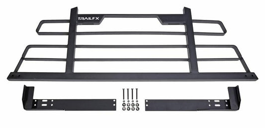 TRAILFX HR001B Headache Rack Powder Coated Titanium Black Steel with Mounting Kit Cannot Be Used with Cross Bed