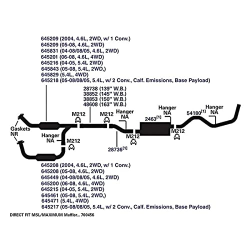 AP EXHAUST 28738 AP Exhaust Products 28738 Exhaust Pipe
